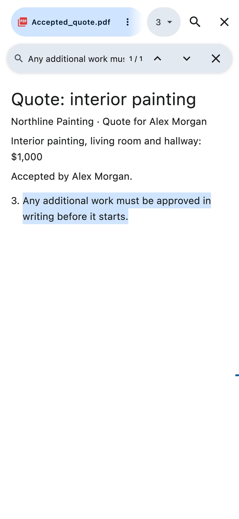 Open each source at the exact clause